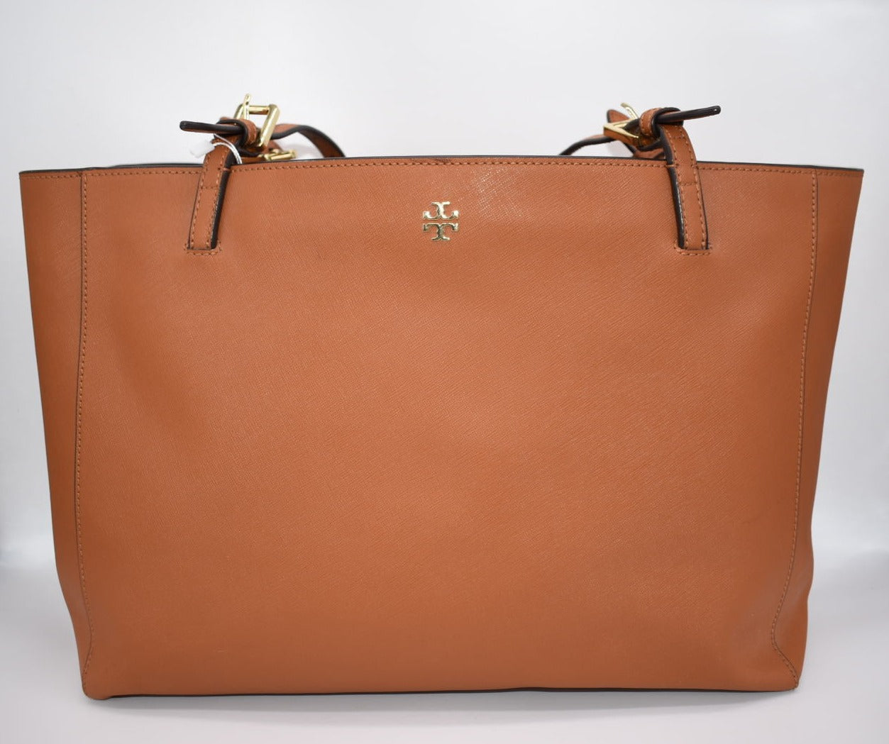 Tory burch york buckle leather tote sale