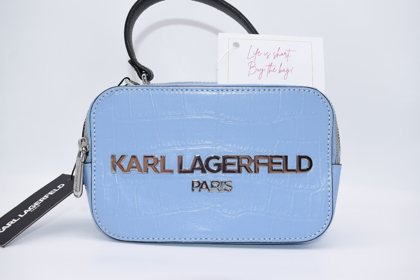 NWT KARL LAGERFELD online SIMONE CAMERA CROSSBODY BAG