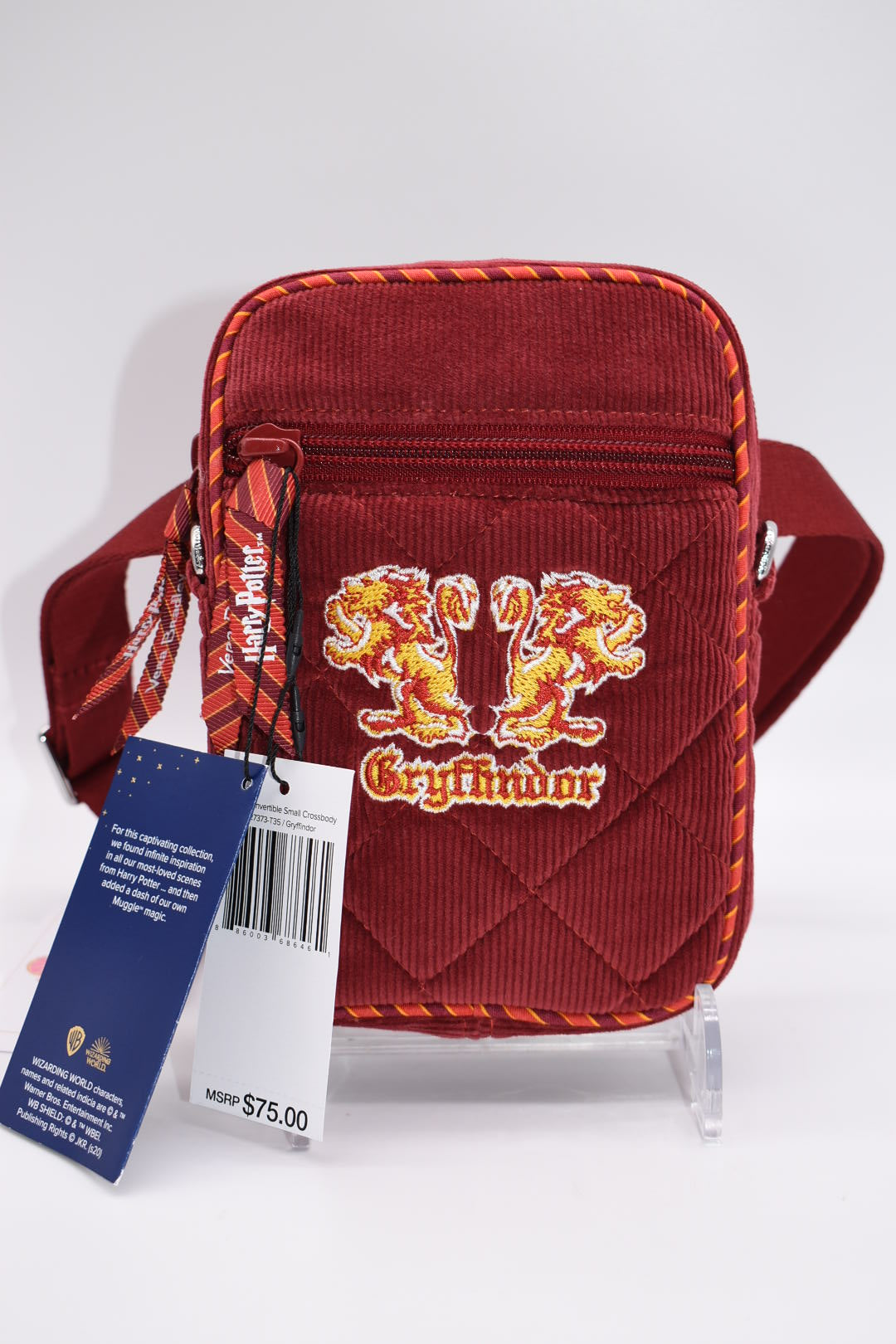 Vera Bradley Harry Potter Gryffindor RFID All in One Crossbody on sale Bag