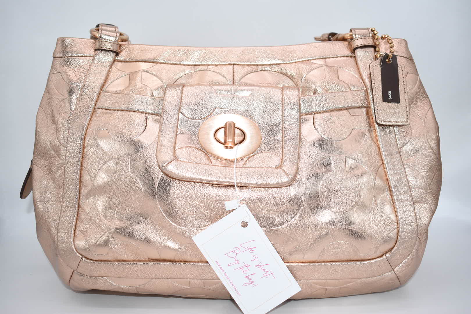 Coach op art deals satchel bag like new