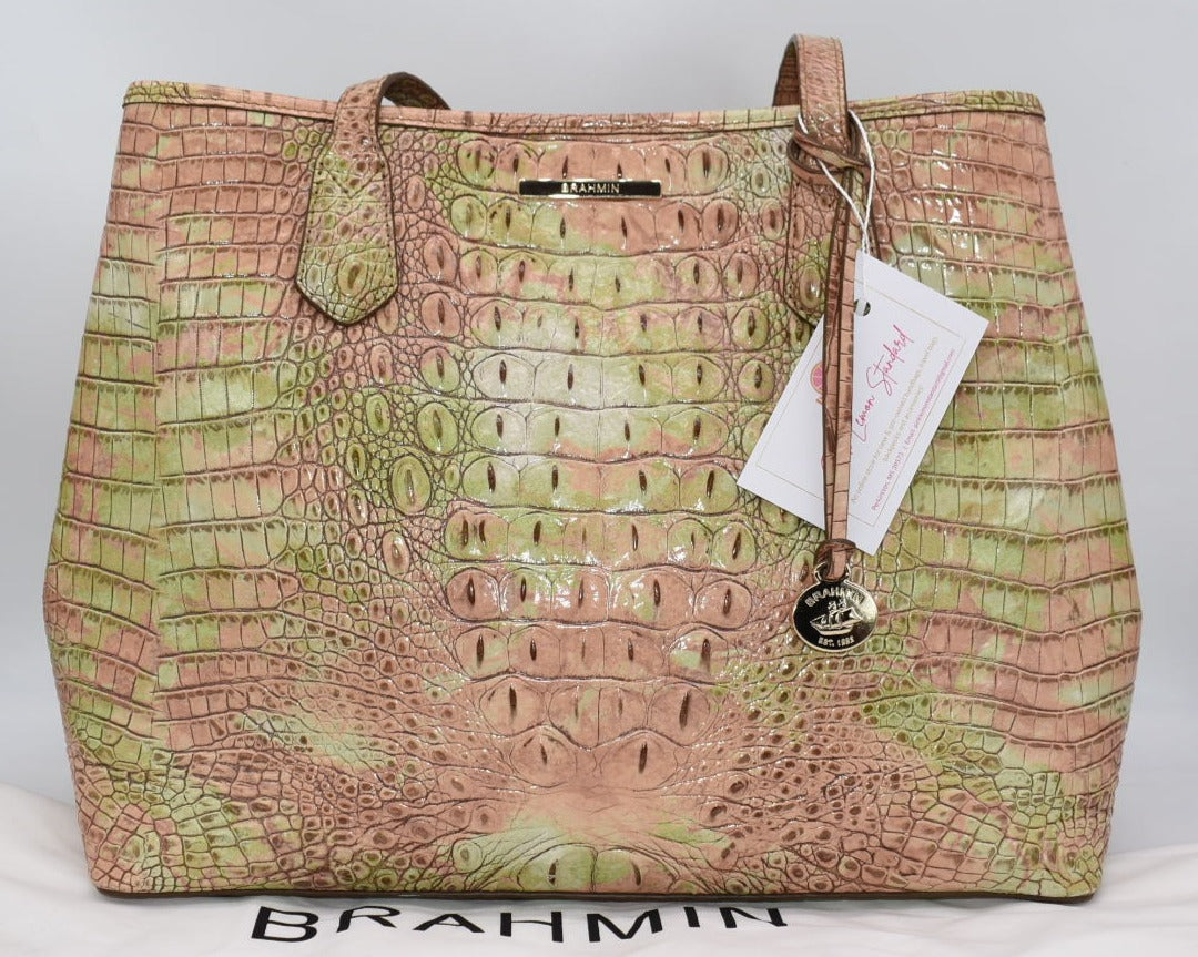 Brahmin Julian Aquarelle outlet Tote Handbag