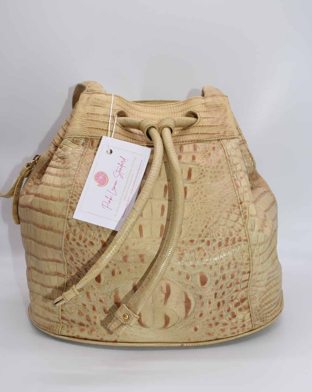 BRAHMIM DRAWSTRING BUCKET BAG on sale LIKE NEW CONDITION