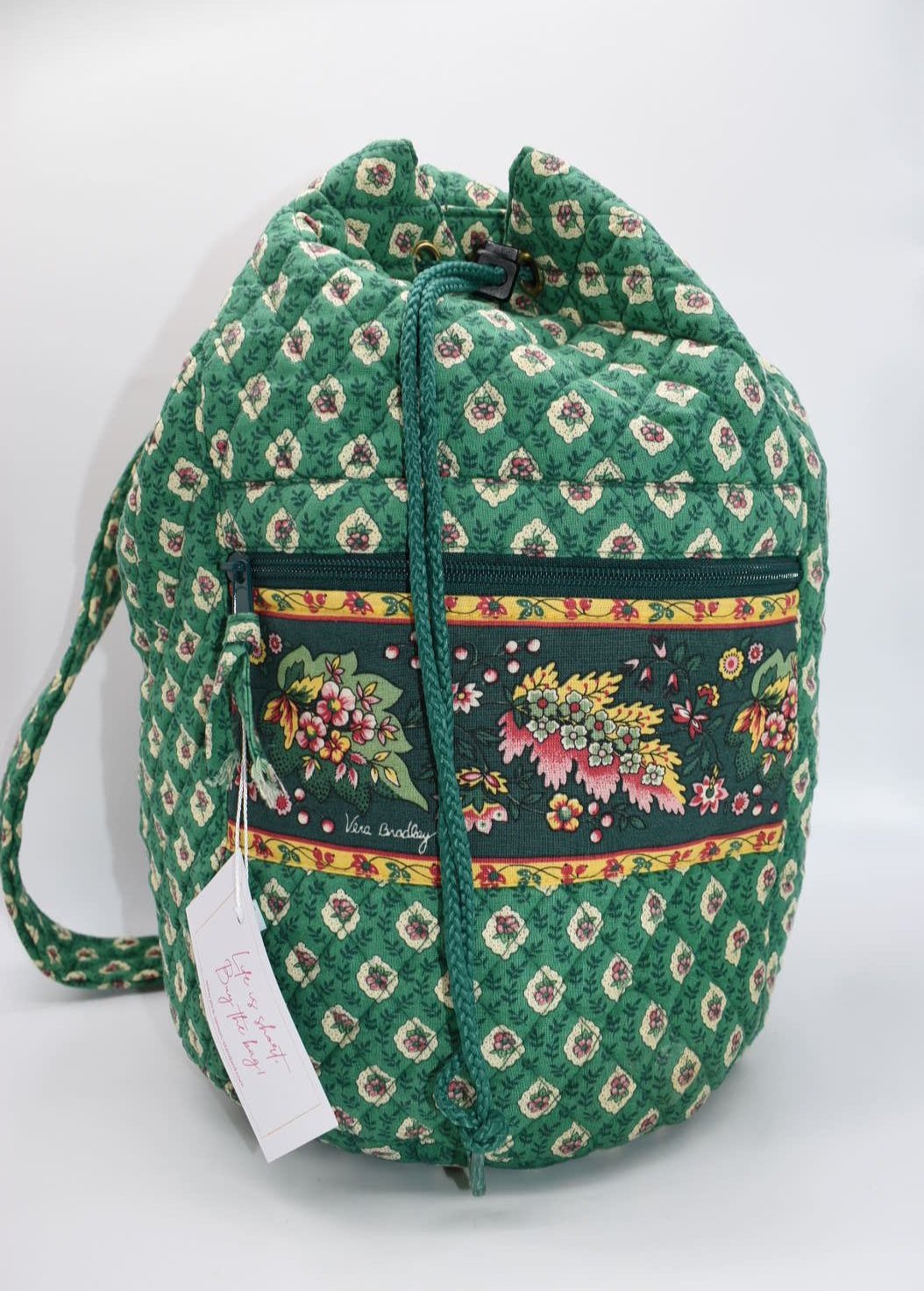 Vintage Vera Bradley Sling Bag in Greenfield 2000 Pattern