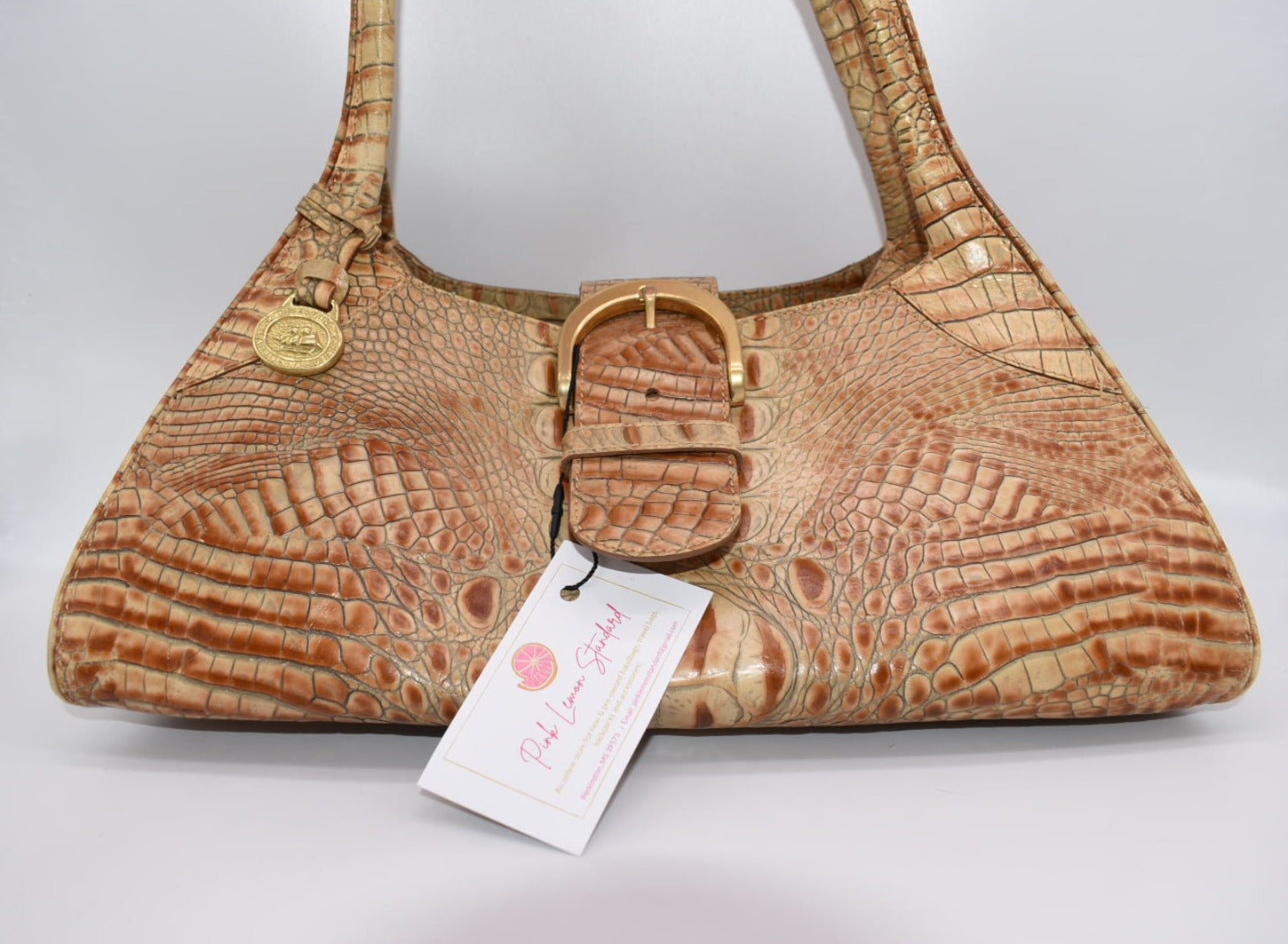 Classic Brahmin leather tote/shoulder shops bag