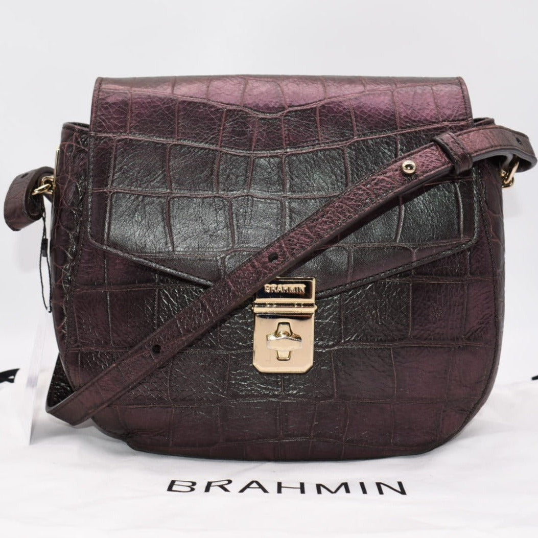 Brahmin crossbody handbag high quality with matching wallet