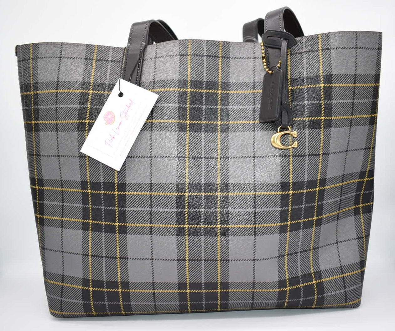 Coach Checkered Tote Bags for Women