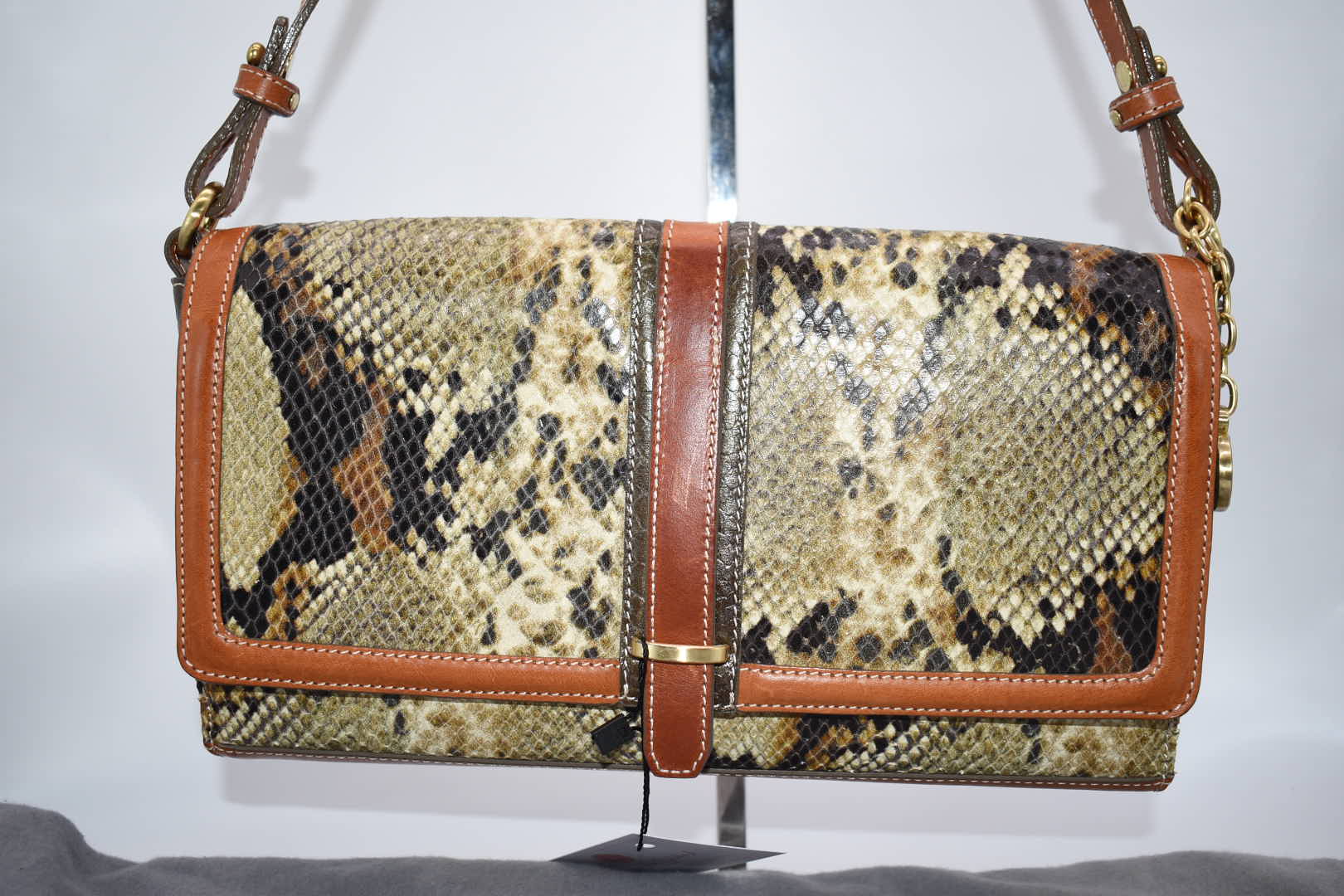 Brahmin snakeskin bag on sale