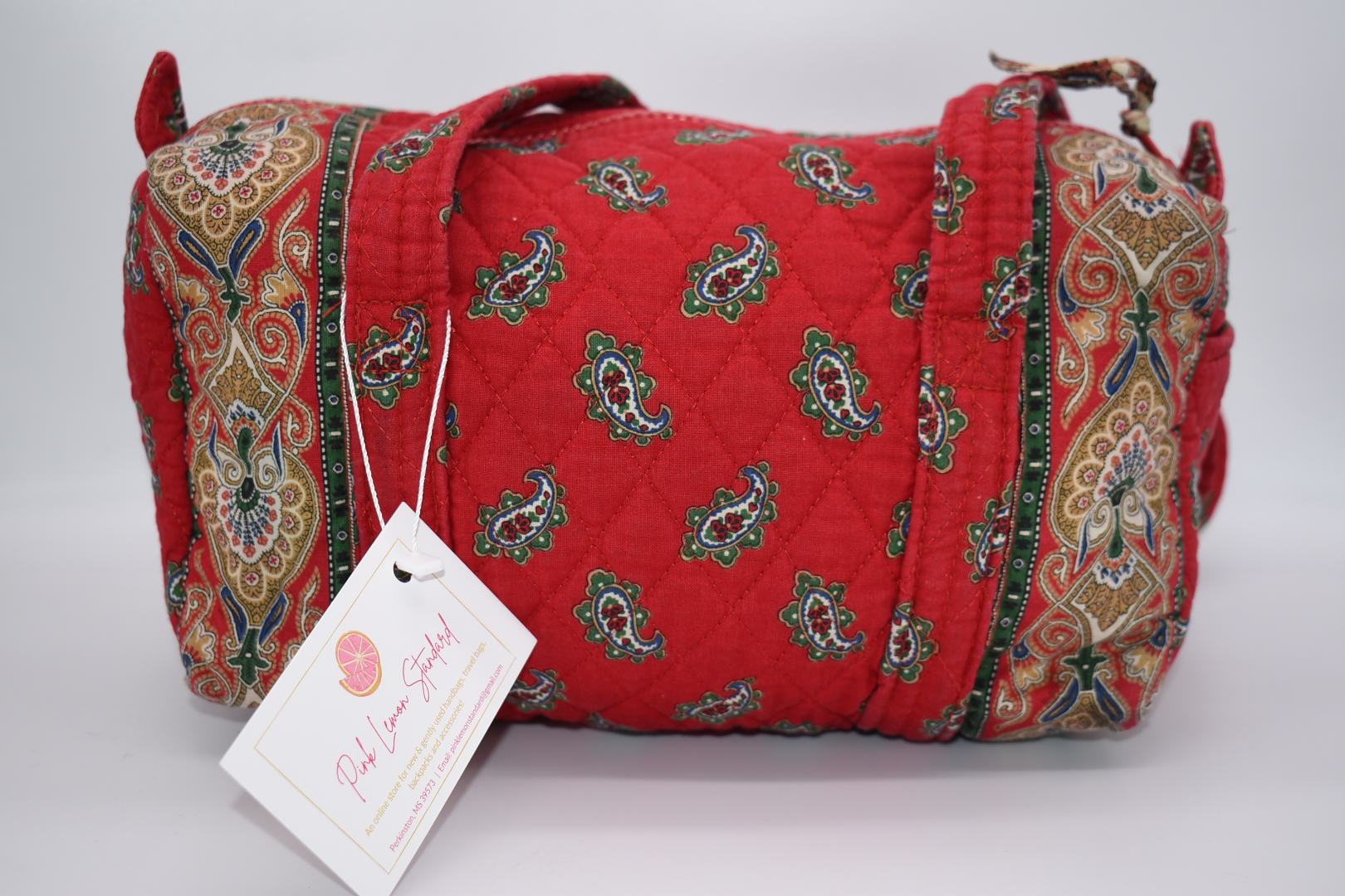 Red vera bradley bag hot sale