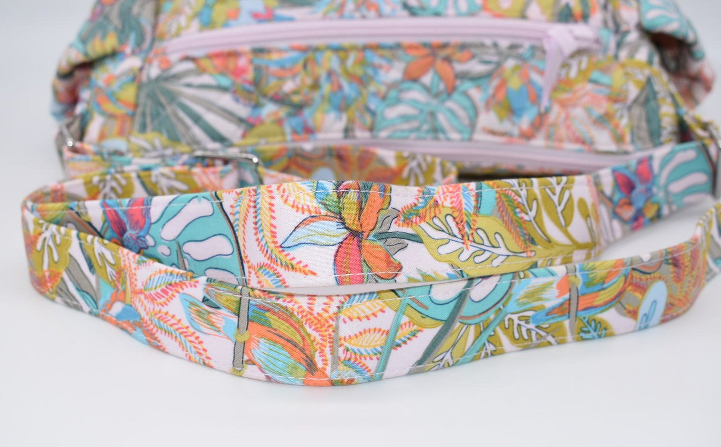 Vera Bradley On the Go Crossbody Bag in Rain Forest Canopy Pattern