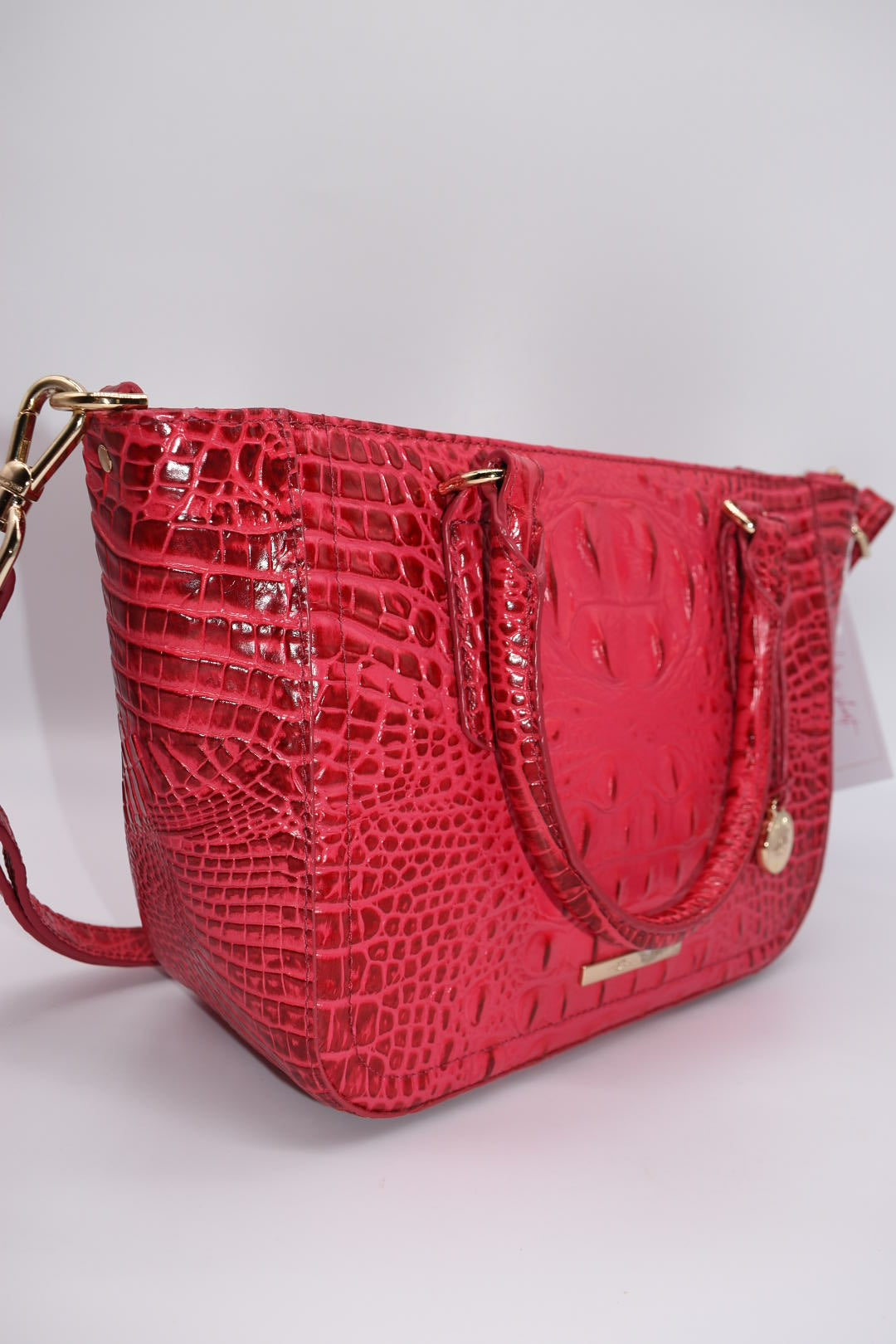 Brahmin Small Ashlee Satchel Bag in Sweetheart Ombre Melborne