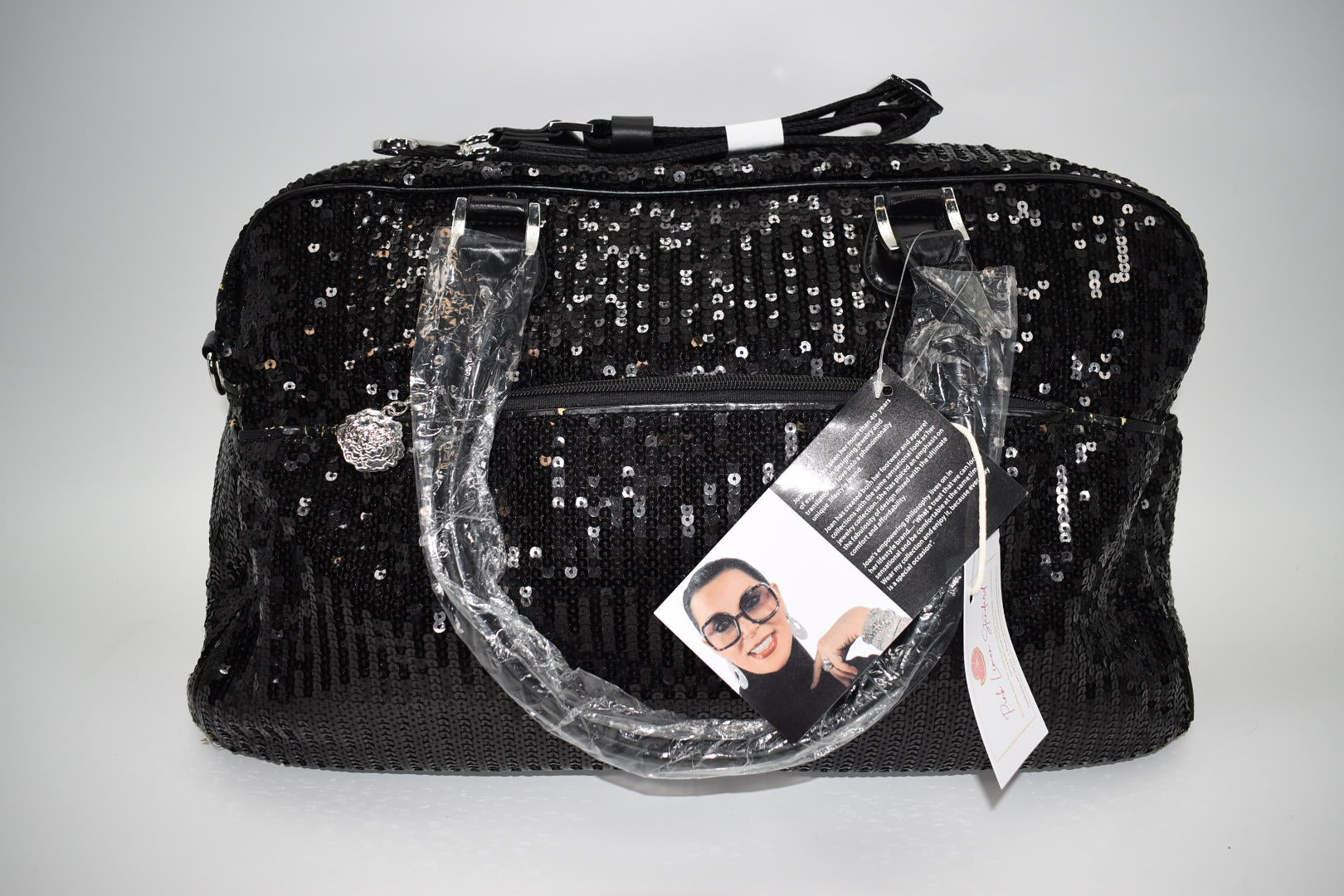 Offers Sequined weekender bag