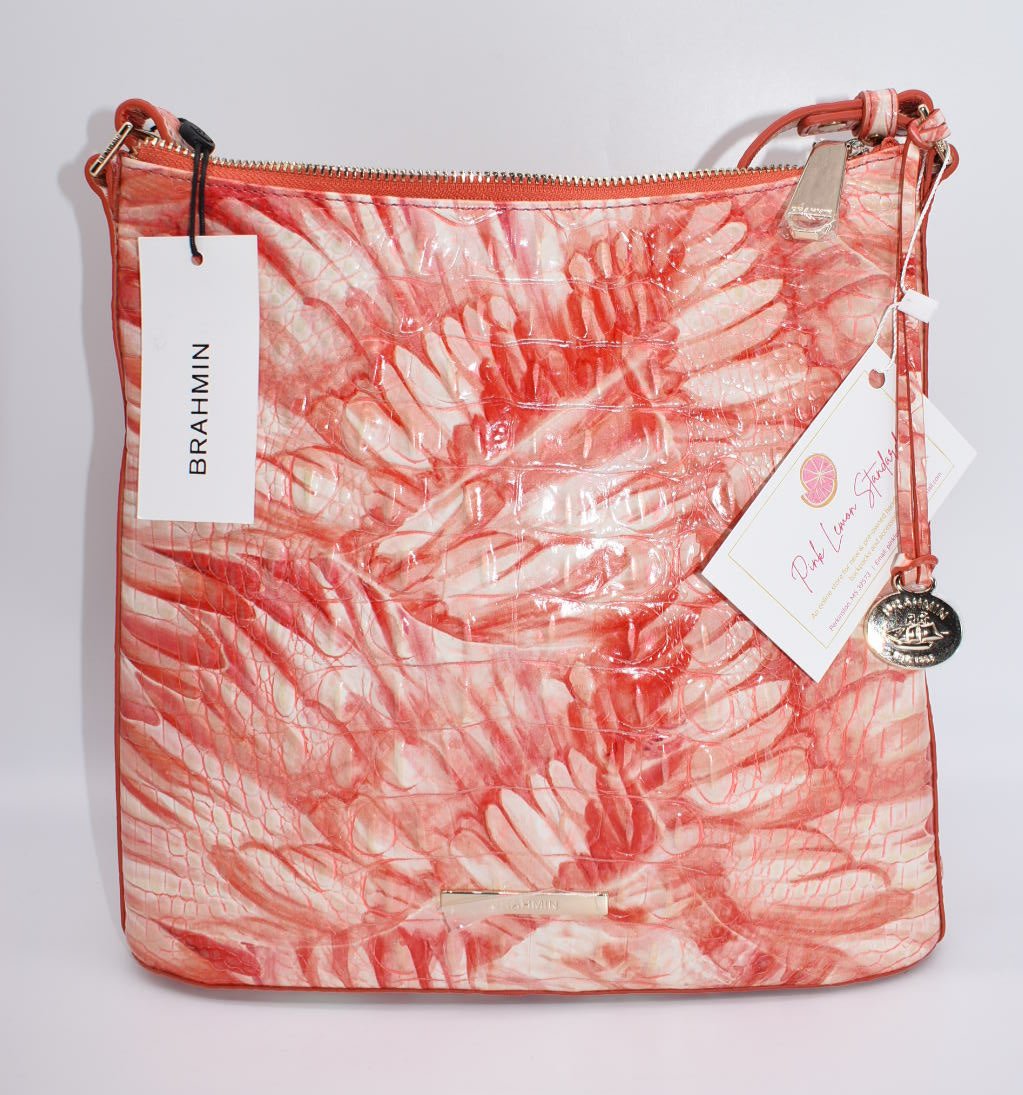 Brahmin Katie Crossbody Bag in Pink Flamingo Melbourne