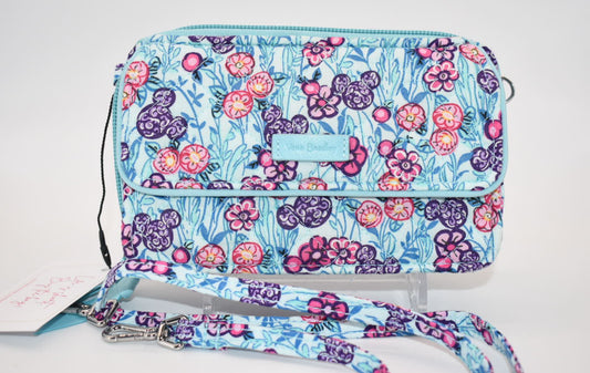 Vera Bradley All in One Crossbody Bag in "Mickey's Colorful Garden" Pattern