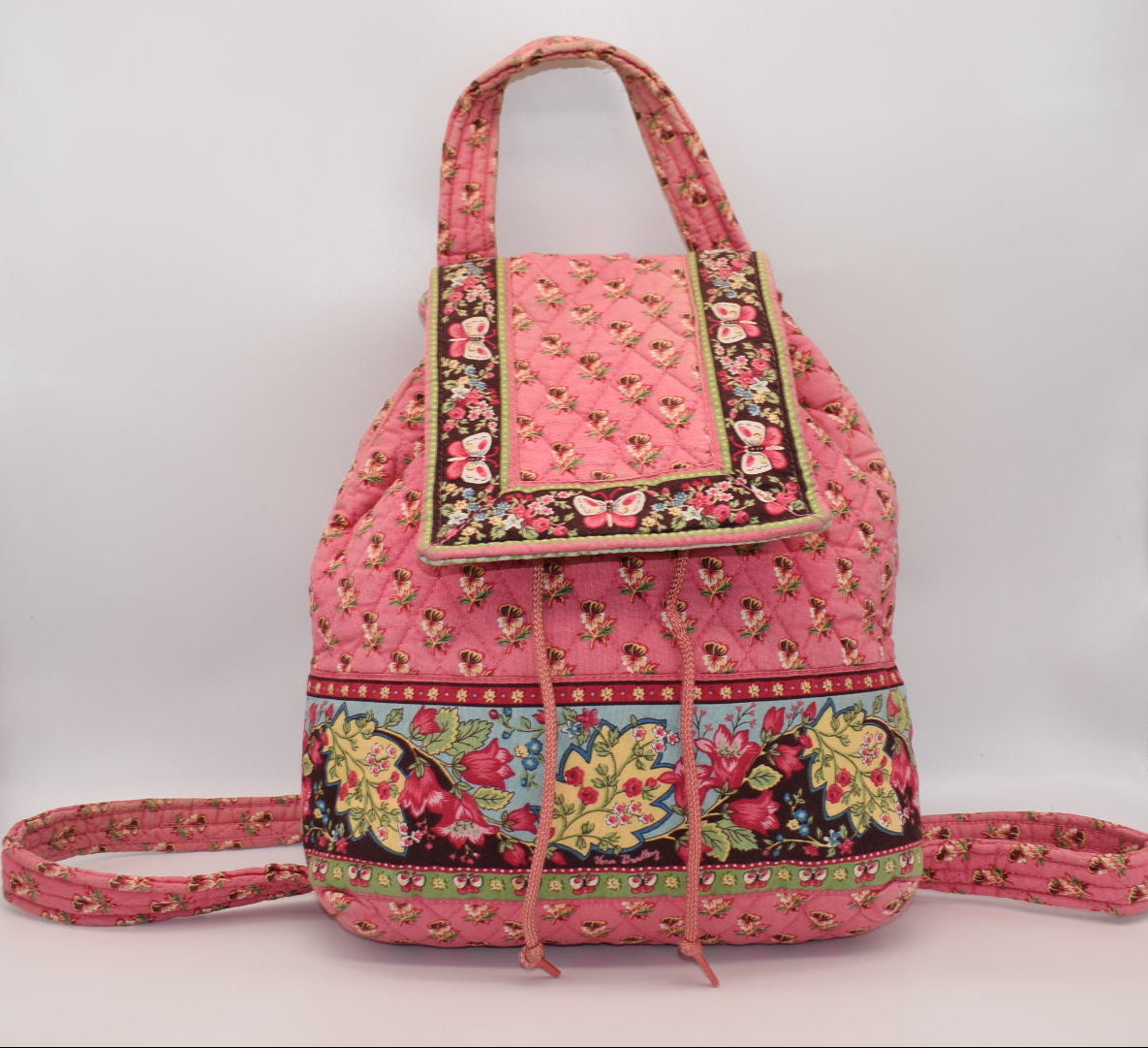 Vera Bradley "Mimi" Backpack in "Pink Pansy - 2003" Pattern