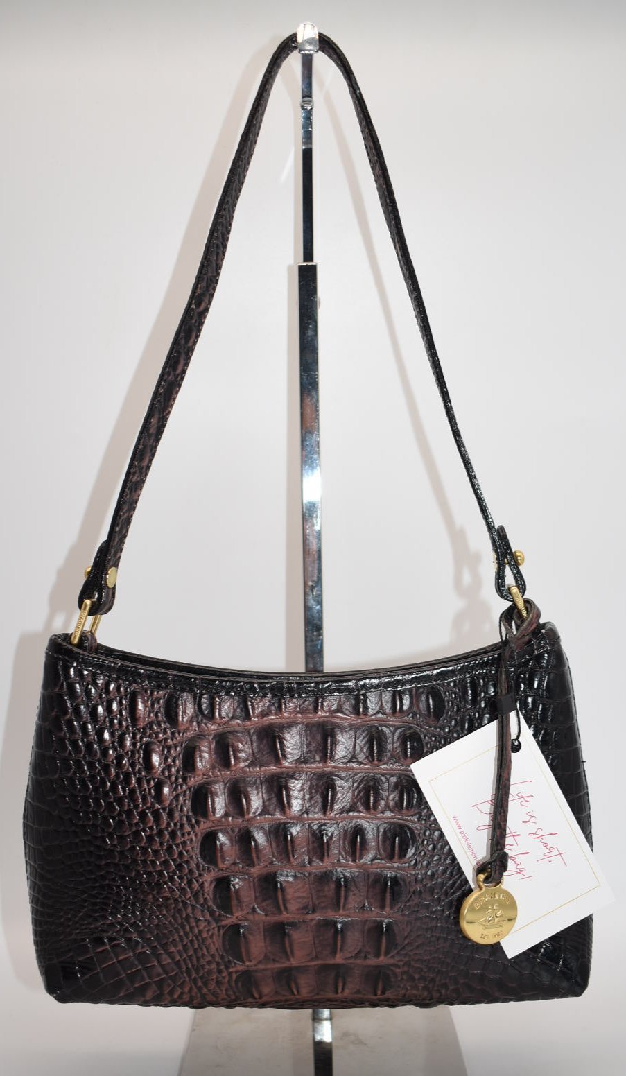 Brahmin Lorelei Shoulder Bag in Dark Brown Cocoa Melbourne