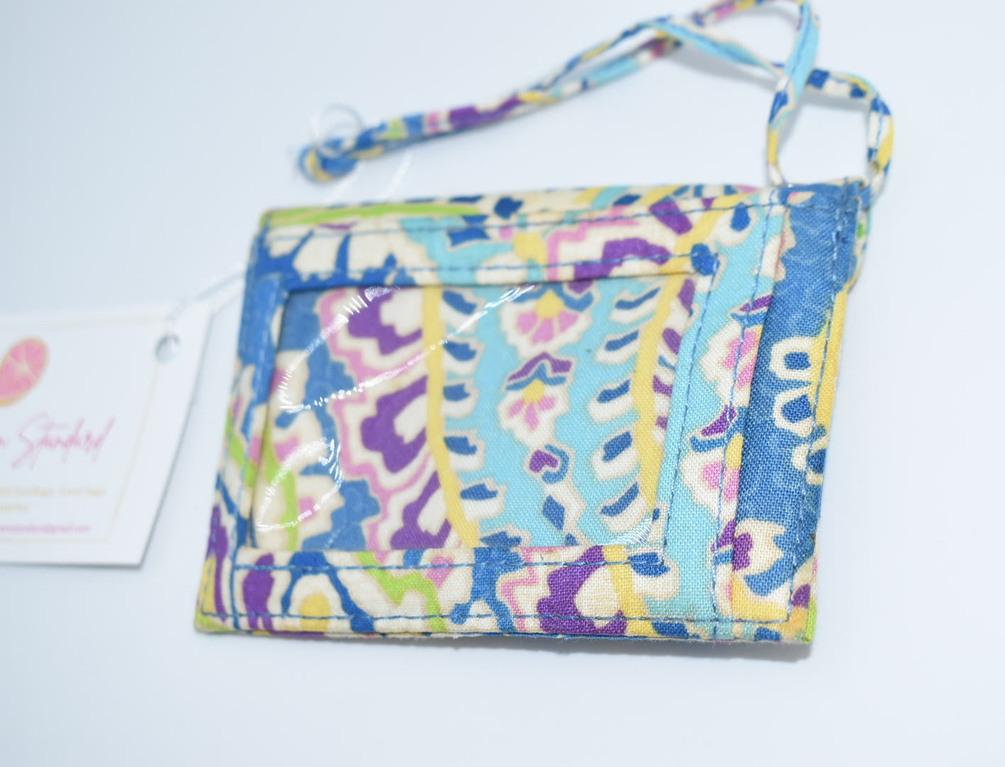 Vera Bradley Luggage Tag in "Capri Blue" Pattern