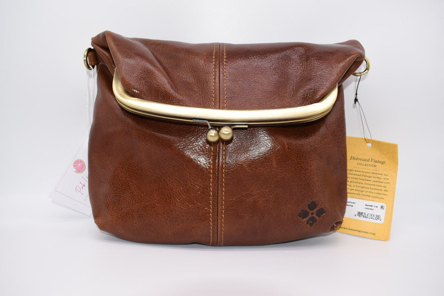 Patricia Nash Distressed Vintage Collection Saddle Crossbody Bag