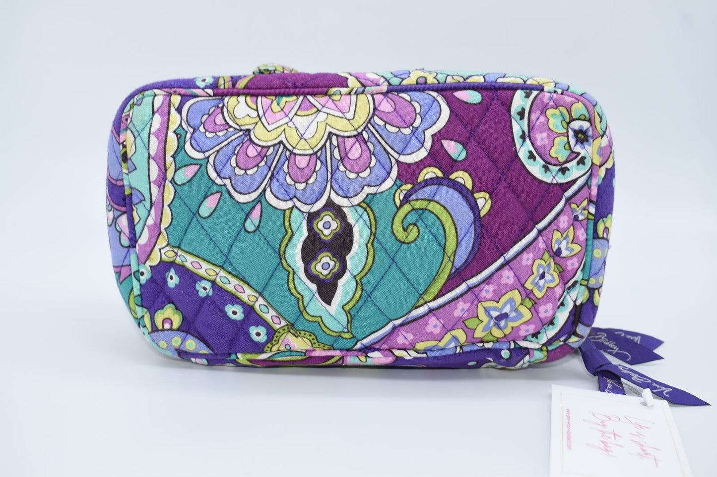 Vera Bradley Blush & Brush Cosmetic Bag in "Heather" Pattern