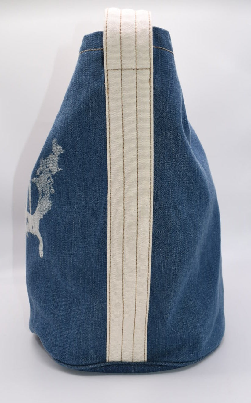 Feed Project & GAP Denim Convertible Bucket Tote Bag