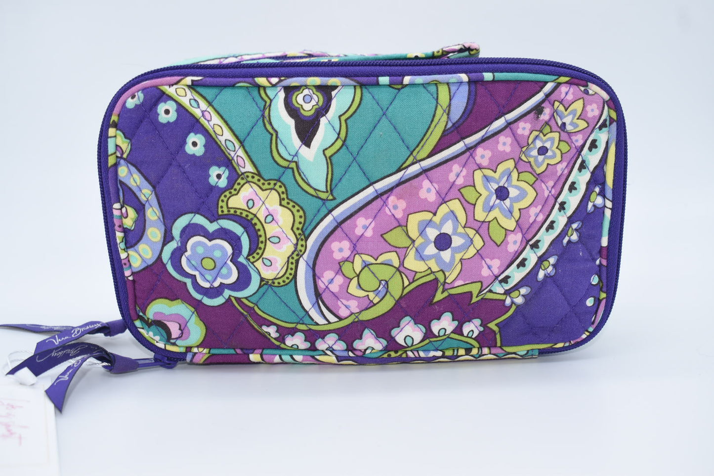 Vera Bradley Blush & Brush Cosmetic Bag in "Heather" Pattern