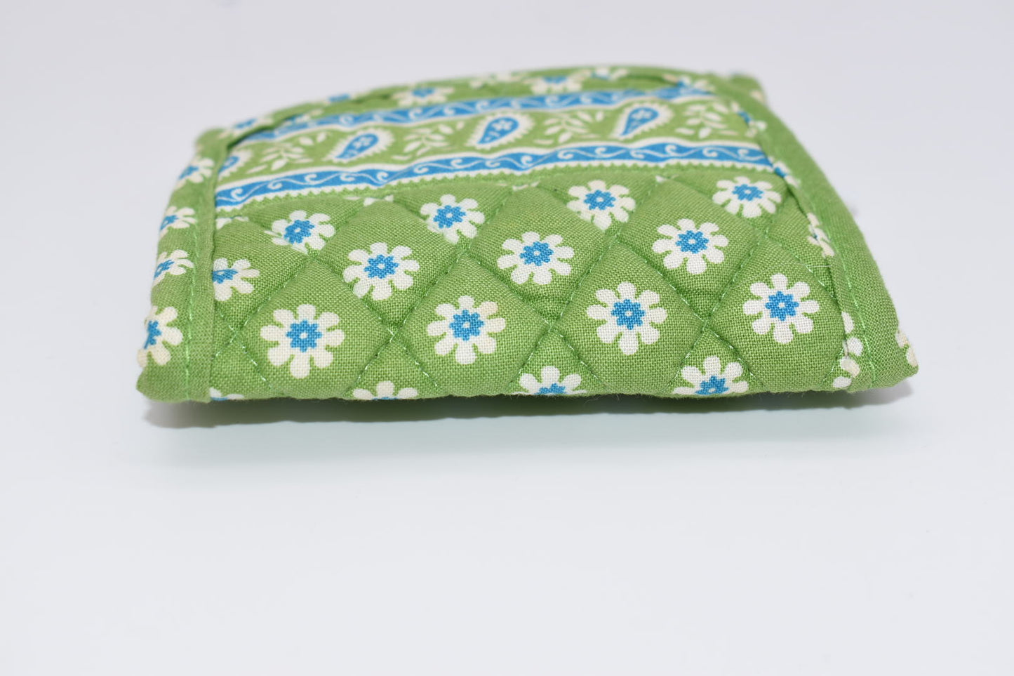 Vera Bradley Mini Trifold Wallet in "Apple Green" Pattern