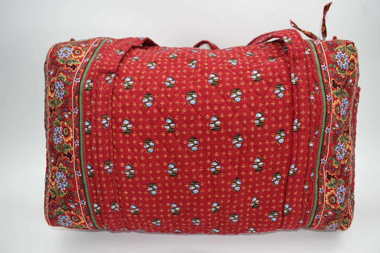 Vera Bradley Large Duffle Bag in "Provincial Red - 2000" Pattern