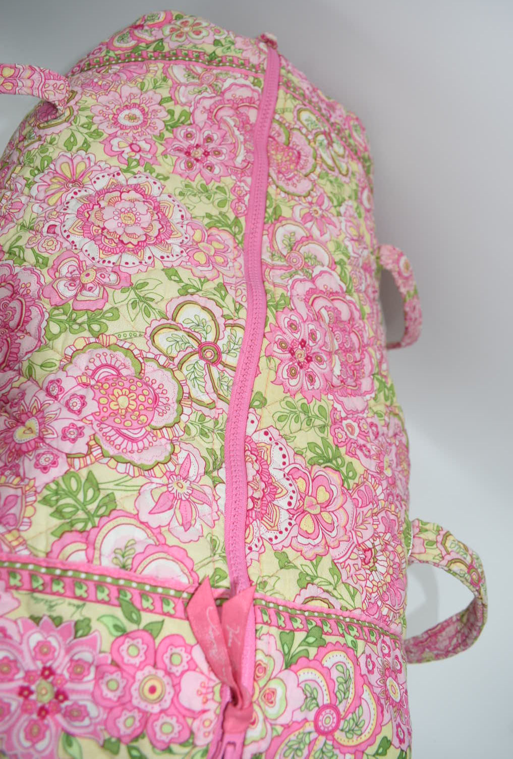 Vera Bradley Large Duffel Bag in "Petal Pink" Pattern