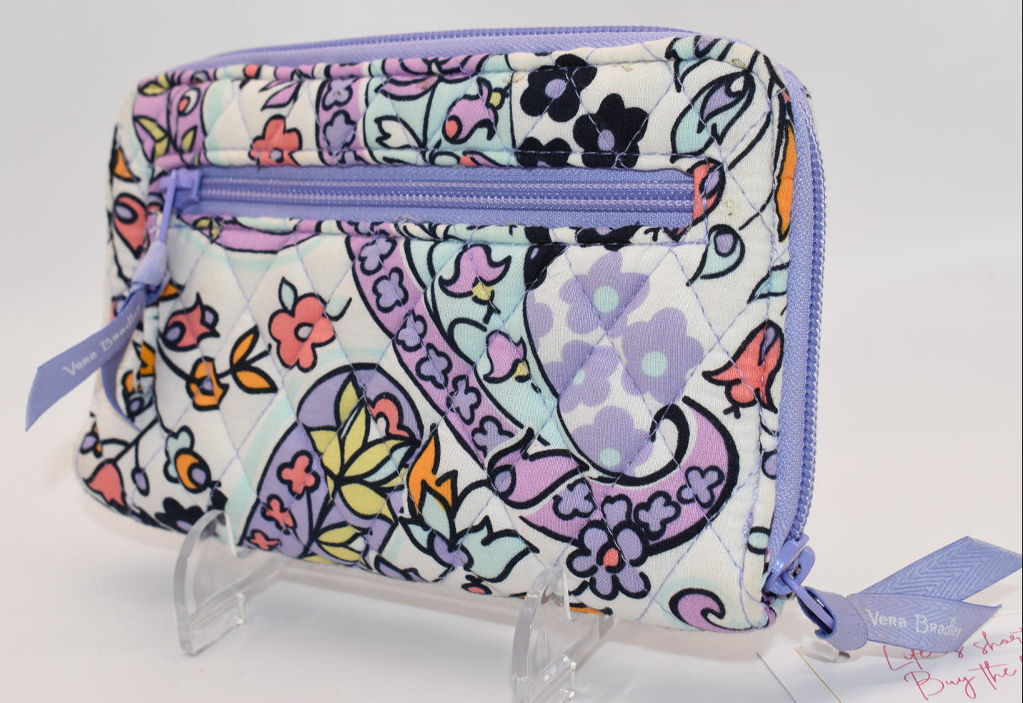 Vera Bradley RFID Turnlock Wallet in "Maddalena Paisley" Pattern