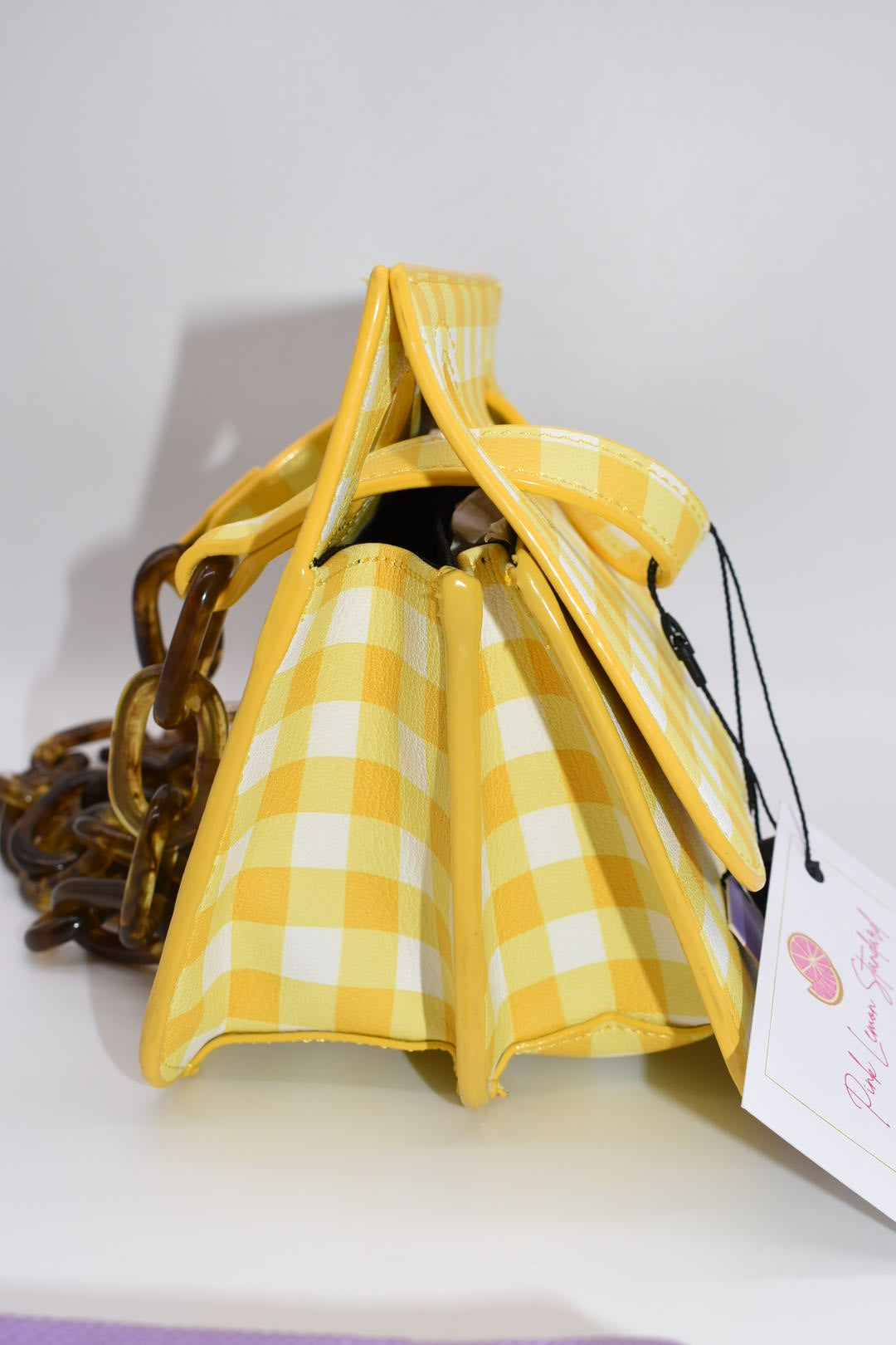 HOUSE OF WANT We Are Original Shoulder Bag in Yellow Gingham