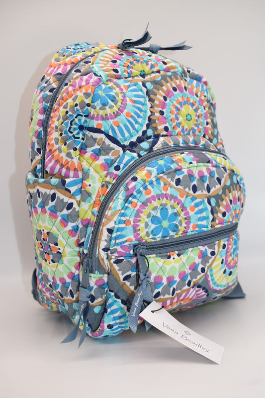 Vera Bradley Essential Compact Backpack in "Sunny Medallion" Pattern