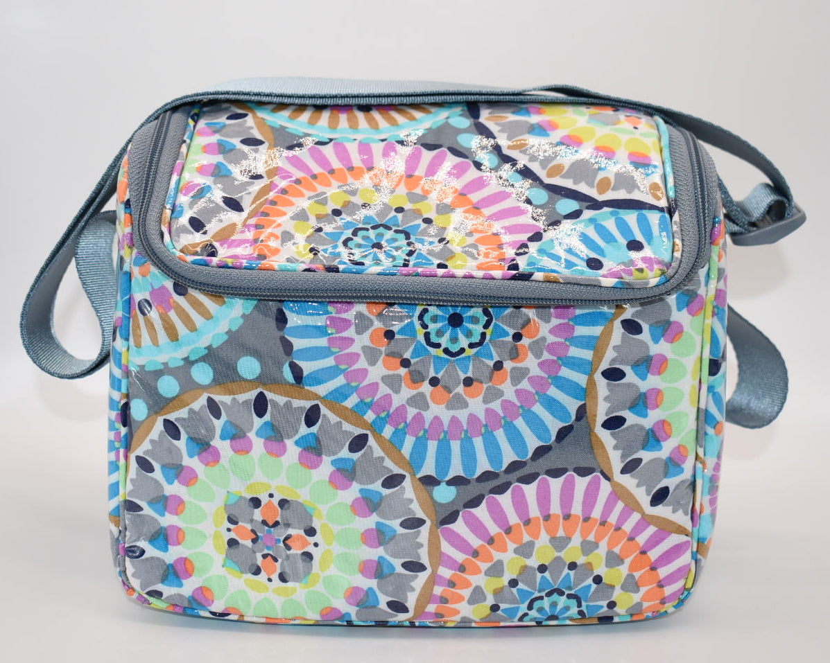 Vera Bradley Stay Cooler / Lunch Bag in "Sunny Medallion" Pattern