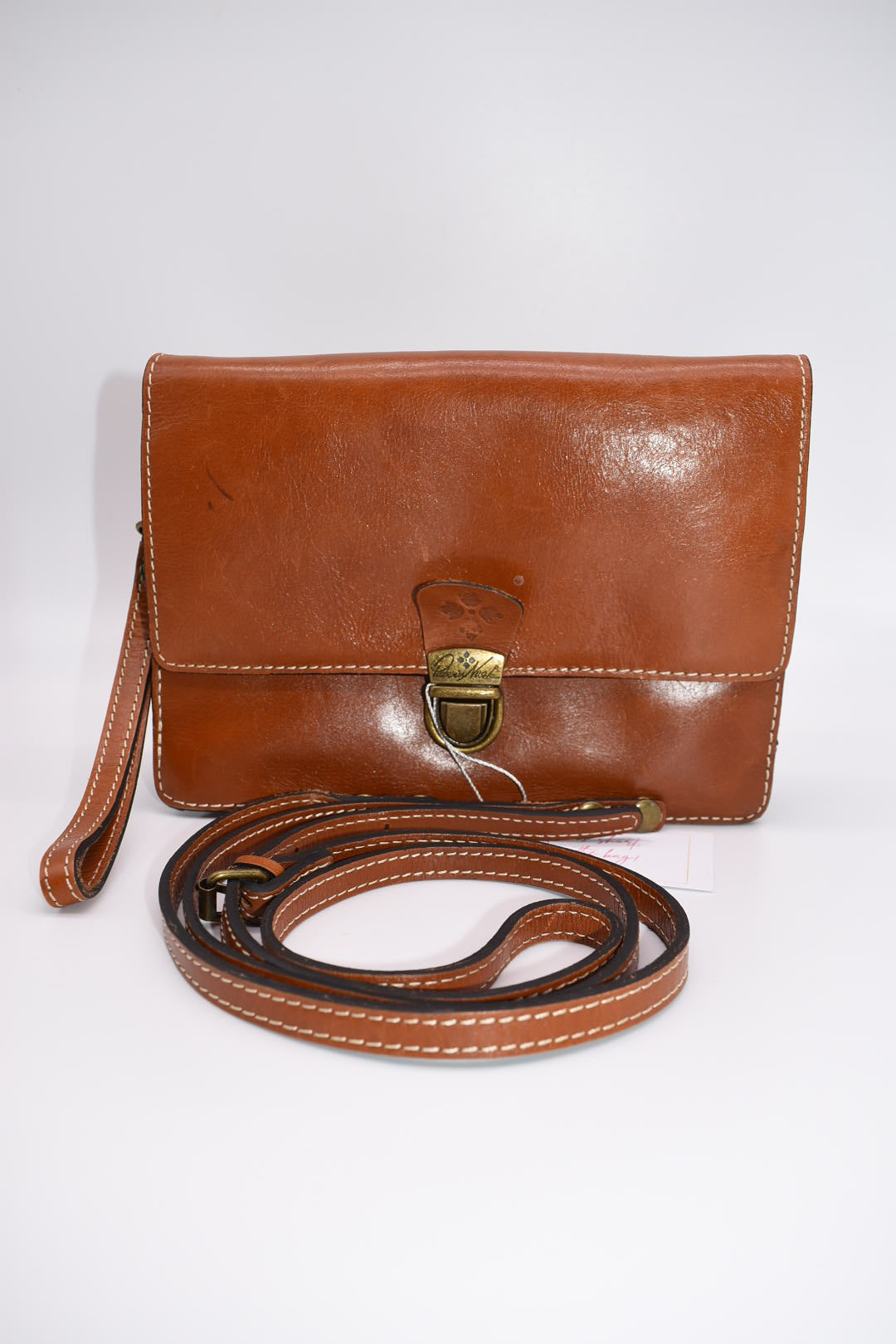 Patricia Nash Lanza Crossbody Organizer Bag in Heritage Tan