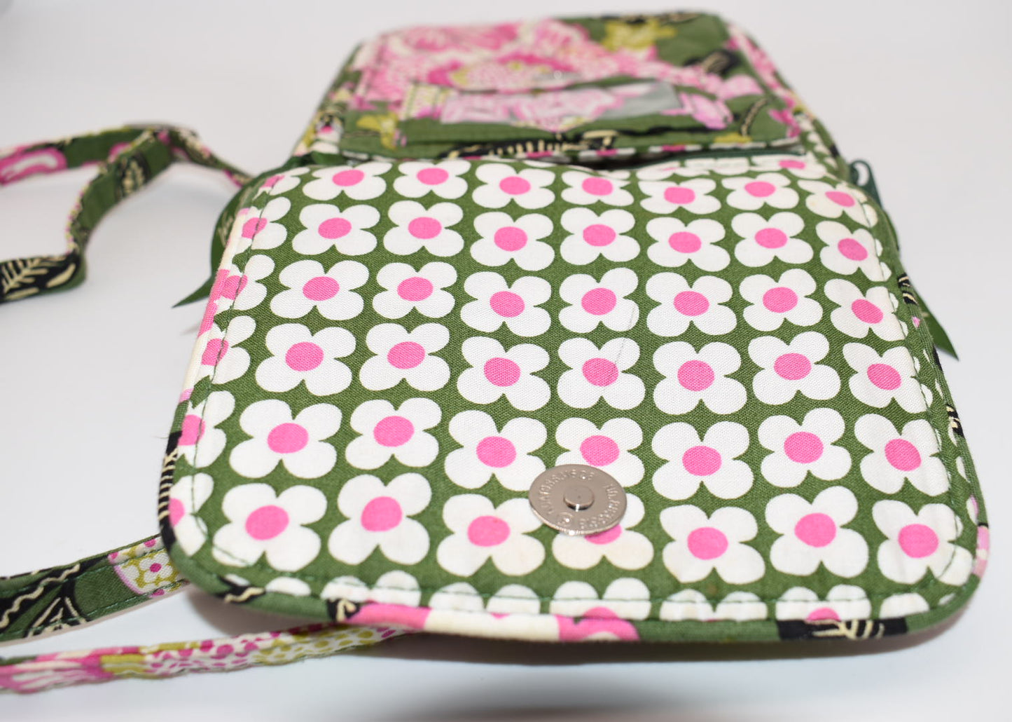 Vera Bradley Mini Hipster Crossbody Bag in "Olivia Pink" Pattern