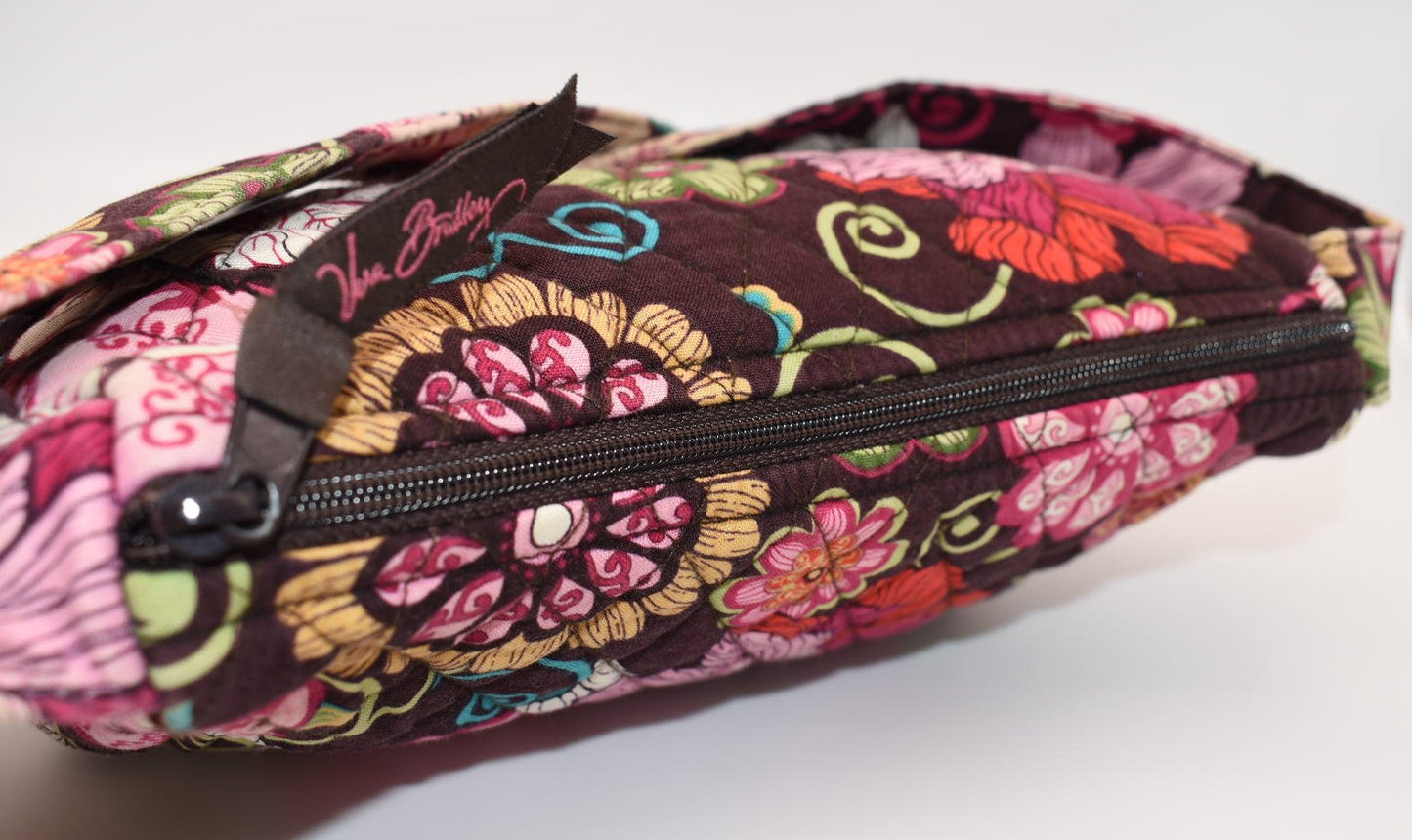 Vera Bradley Maggie Shoulder Bag in "Mod Floral Pink" Pattern