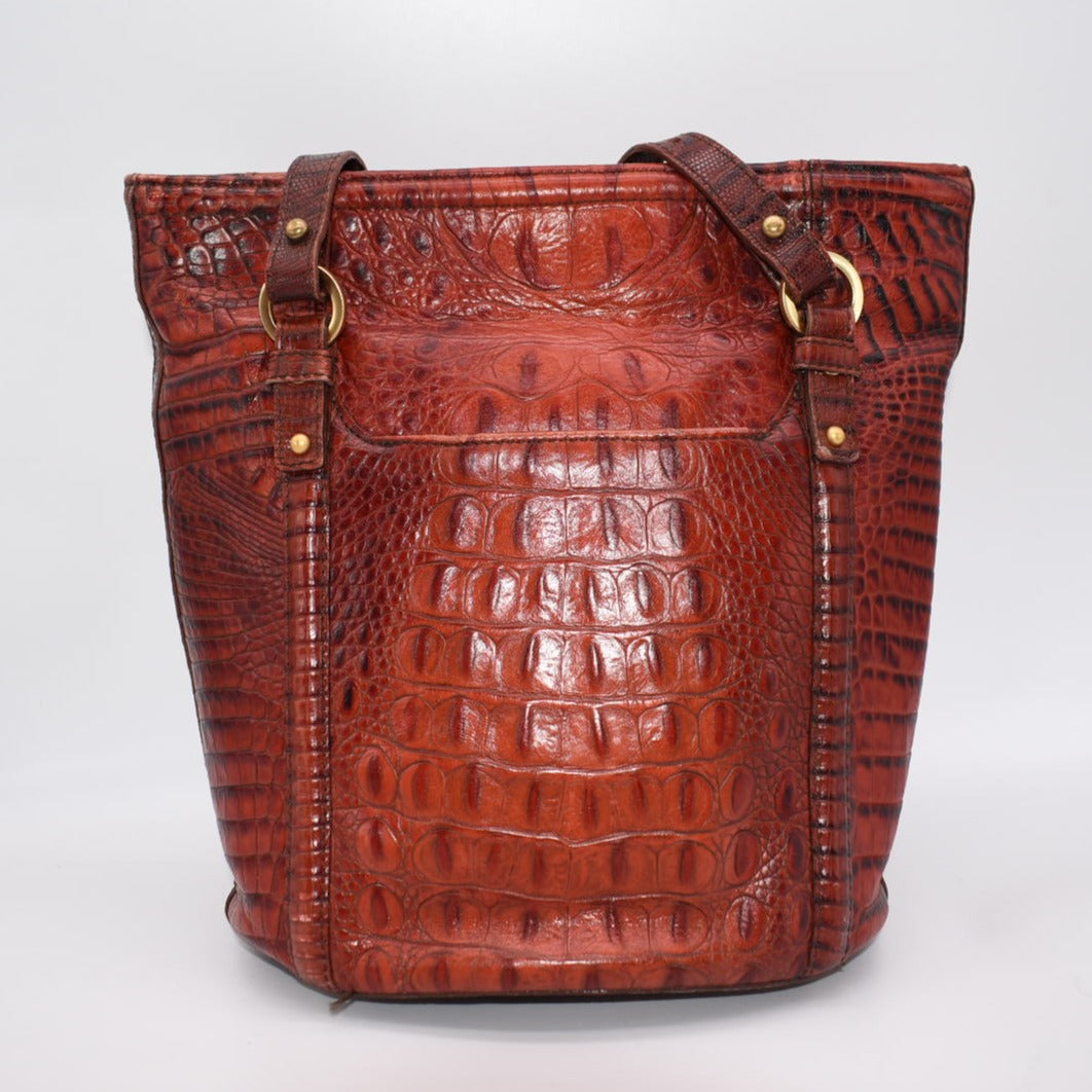 Vintage Brahmin Nicole Shoulder Bag in  Brick Melbourne - 25th Anniversary Edition