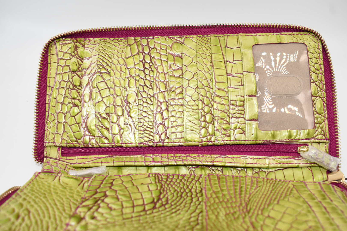 Brahmin Skyler Clutch/ Wallet in Limeade Melbourne