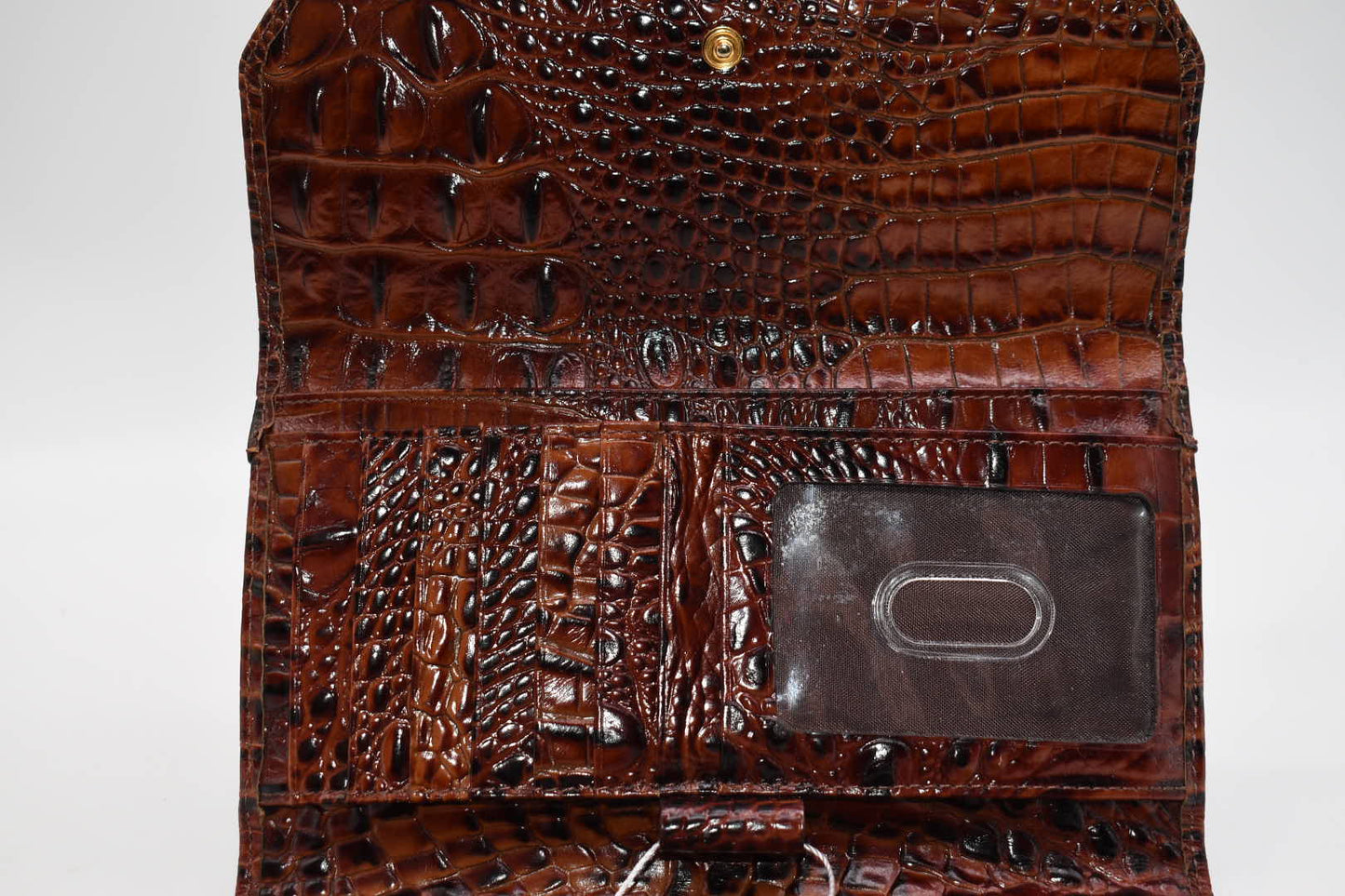 Brahmin Soft Checkbook Wallet in Pecan Melbourne