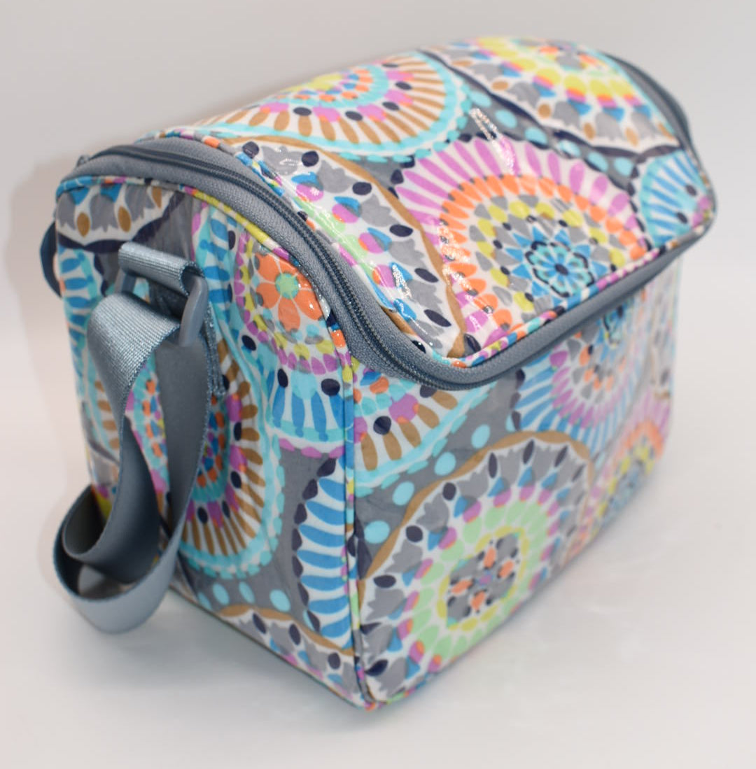 Vera Bradley Stay Cooler / Lunch Bag in "Sunny Medallion" Pattern