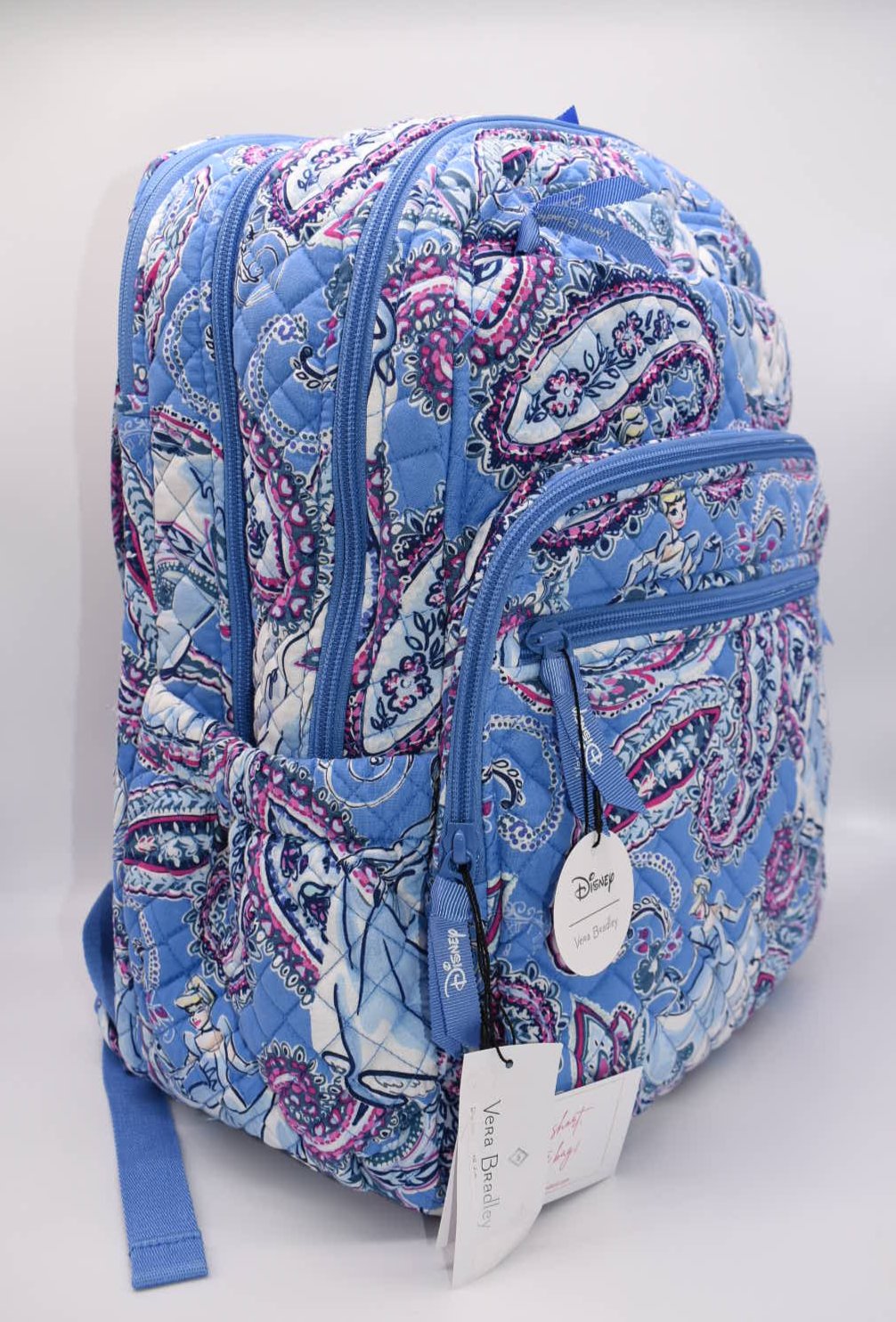 Vera Bradley Cinderella Paisley XL Campus Backpack