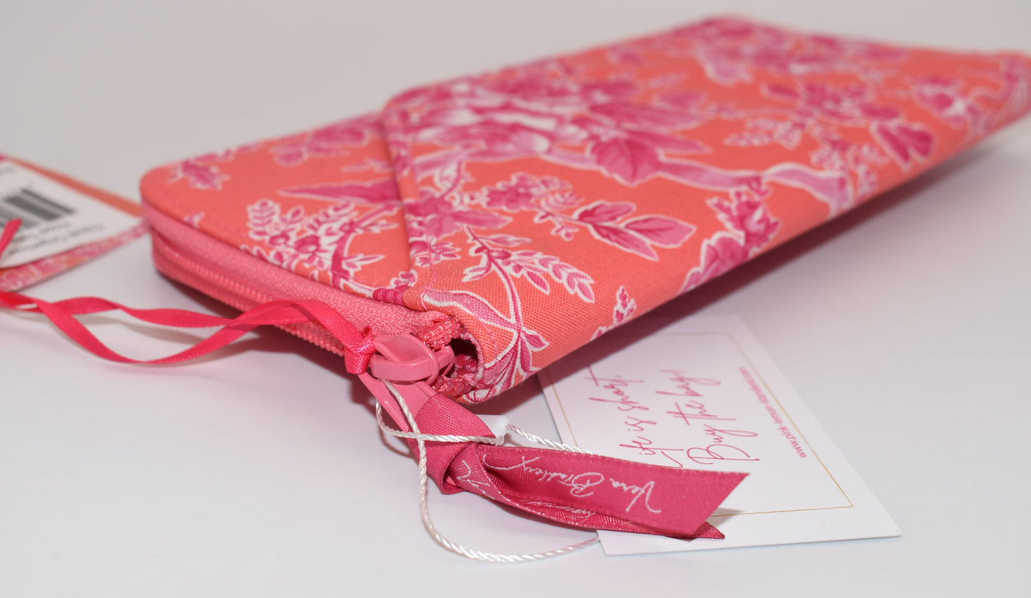 Vera Bradley Travel Organizer Wallet in "Hope Toile" Pattern