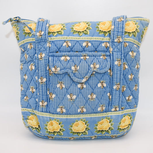 Vera Bradley Little Villager Tote Bag in "Bees" Pattern