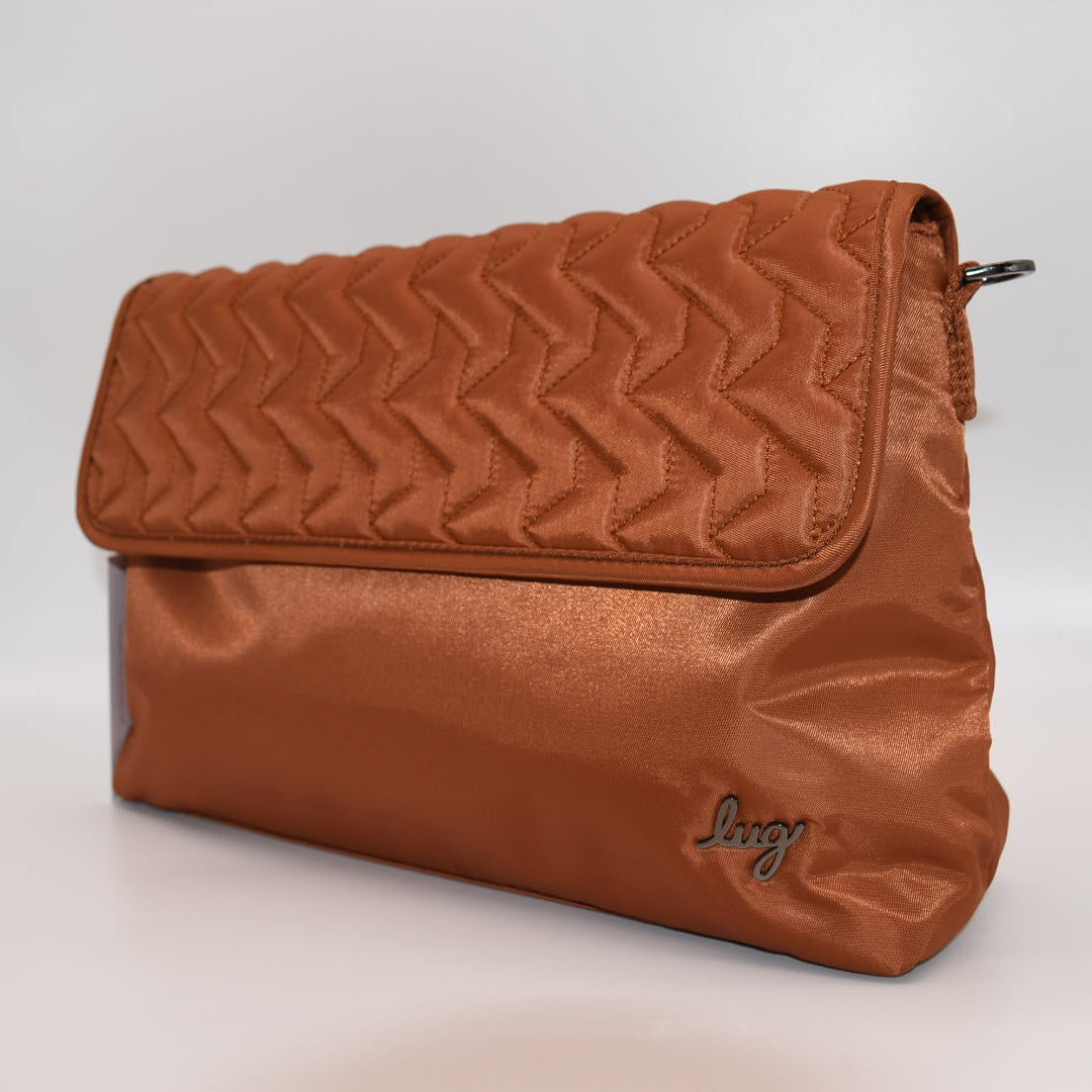 Lug Soar Crossbody Bag in Copper Brown