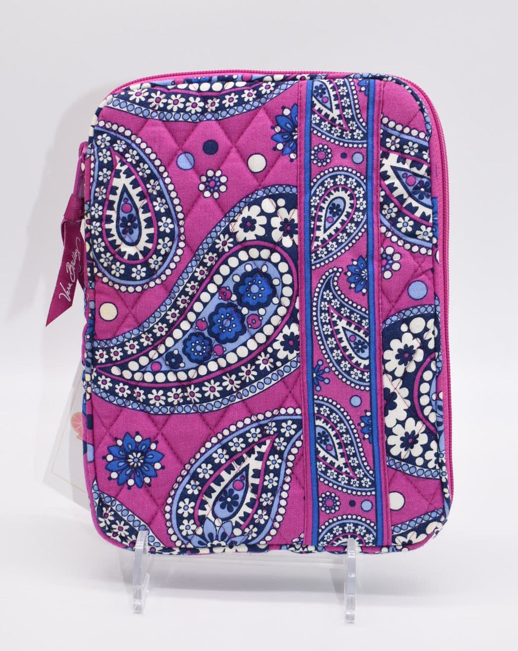 Vera Bradley Padded Tablet/Tech Case in "Boysenberry" Pattern