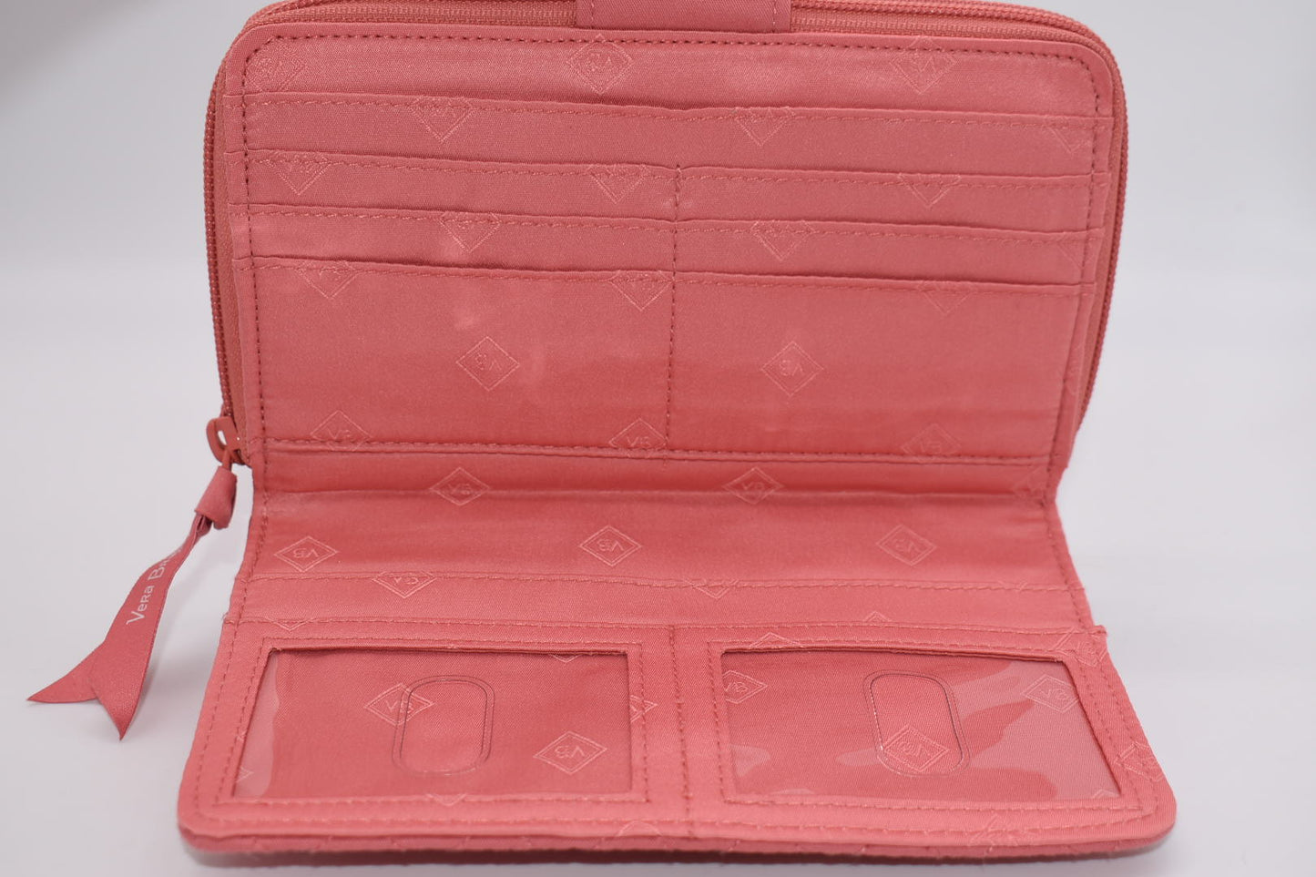 Vera Bradley RFID Turnlock Wallet in Terra Cotta Rose