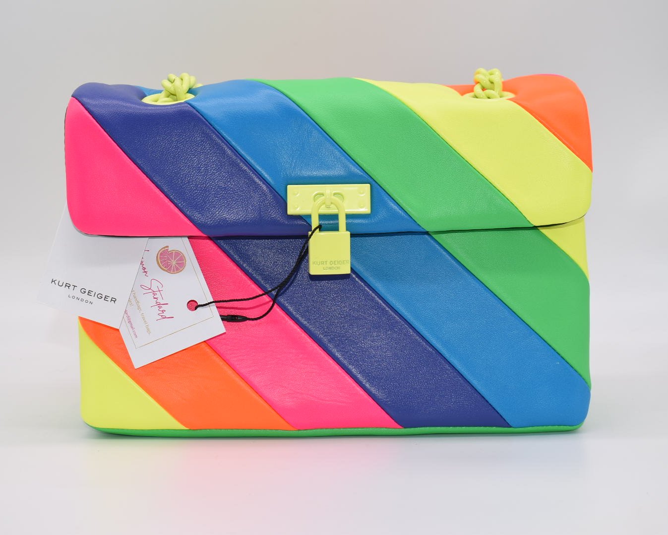 Kurt Geiger London Brixton Convertible Bag in Rainbow Multi