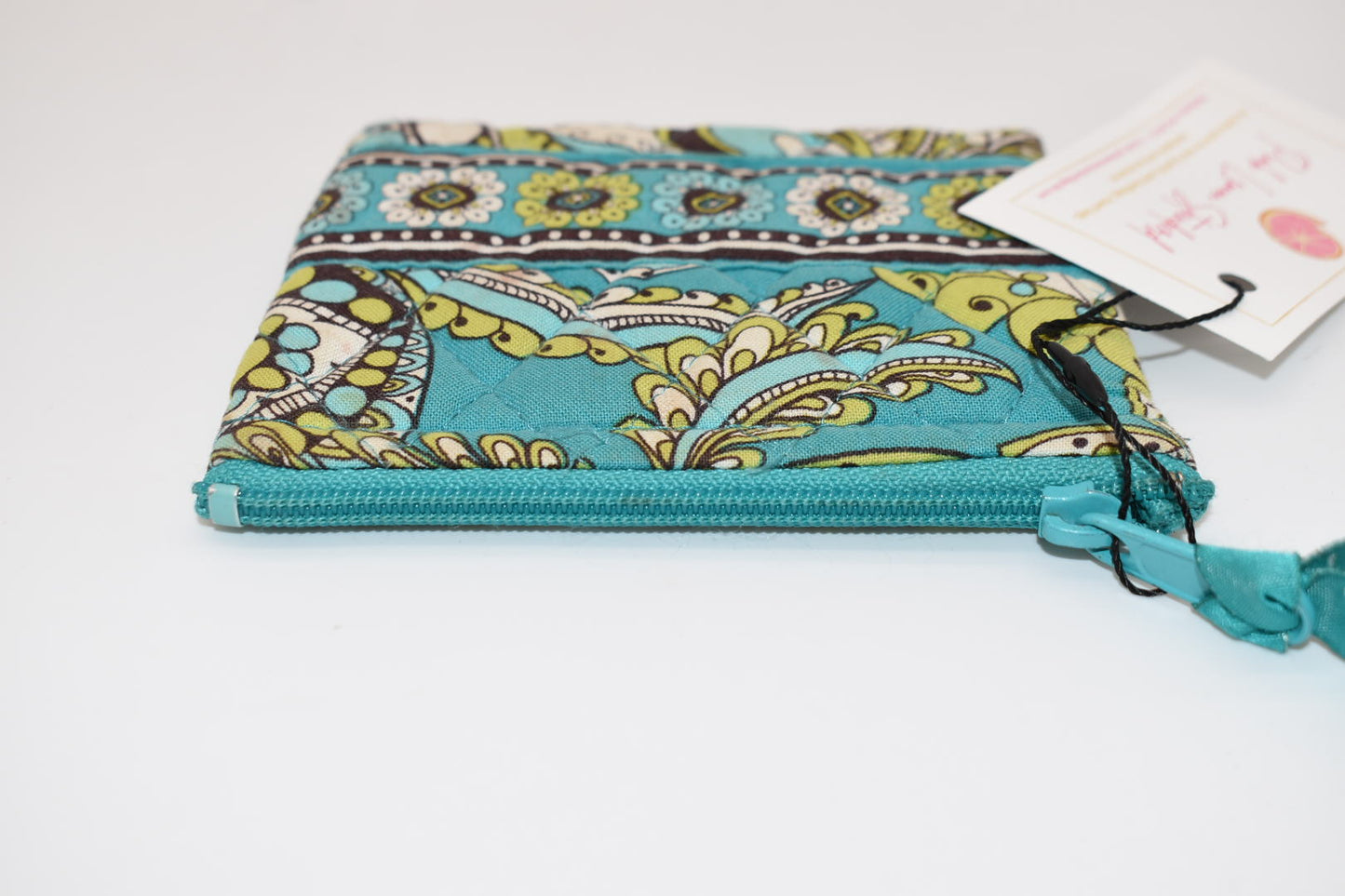 Vera Bradley Zip Coin Pouch in "Peacock" Pattern