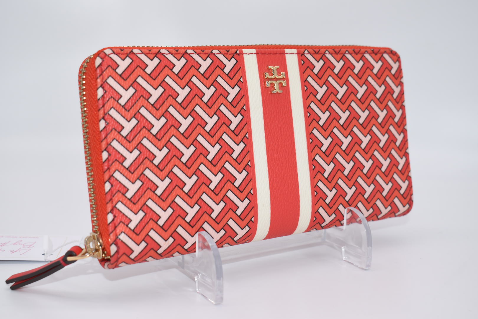 Tory Burch Block T Continental store Wallet