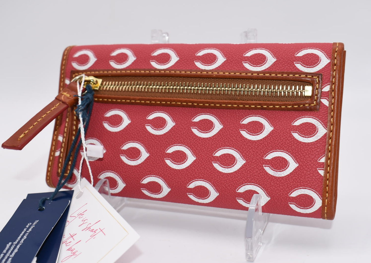 Dooney & Bourke Continental Clutch Wallet - MLB Cincinnati Reds