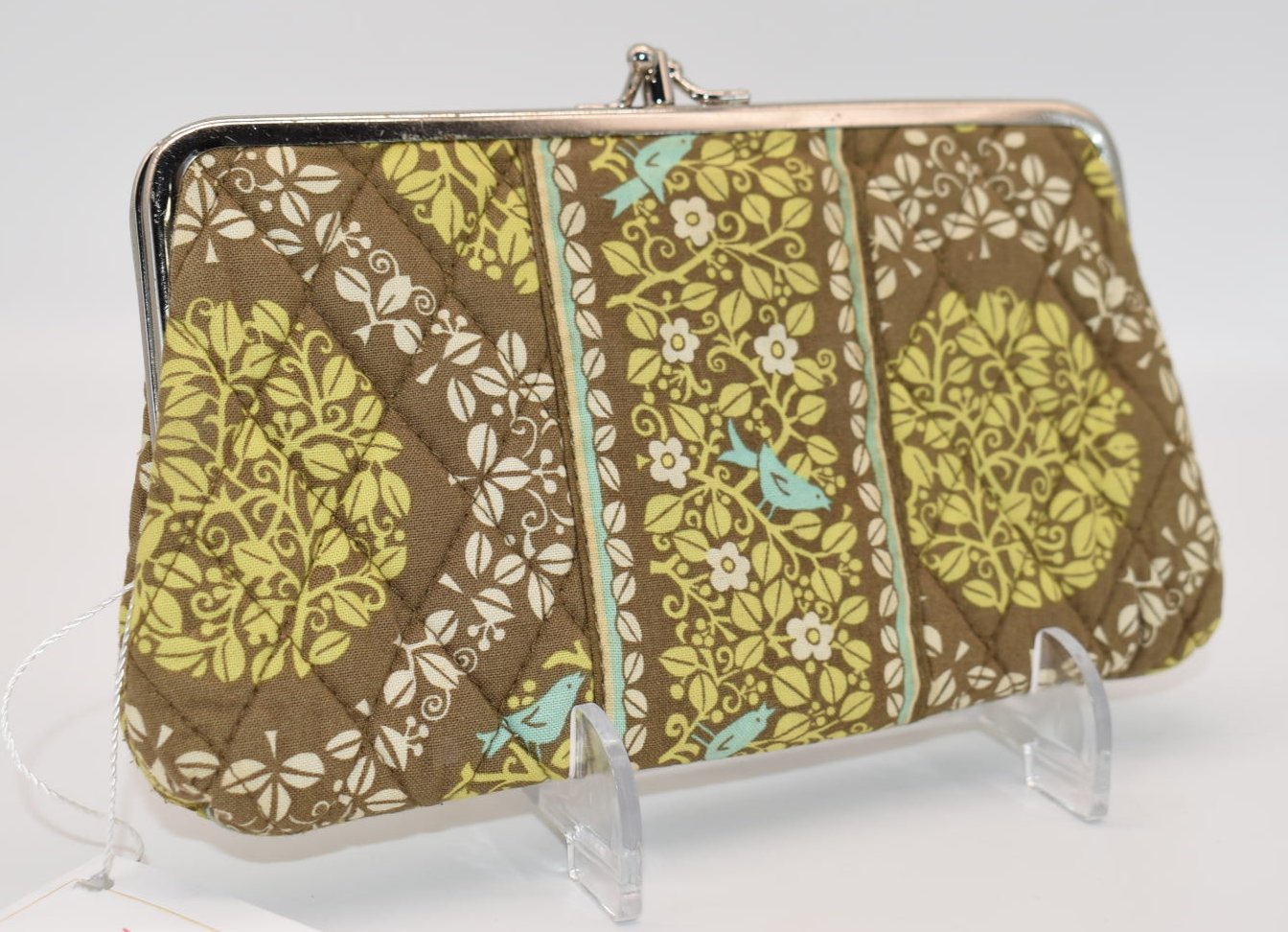 Vera Bradley Double Kisslock Wallet in "Sittin in a Tree" Pattern