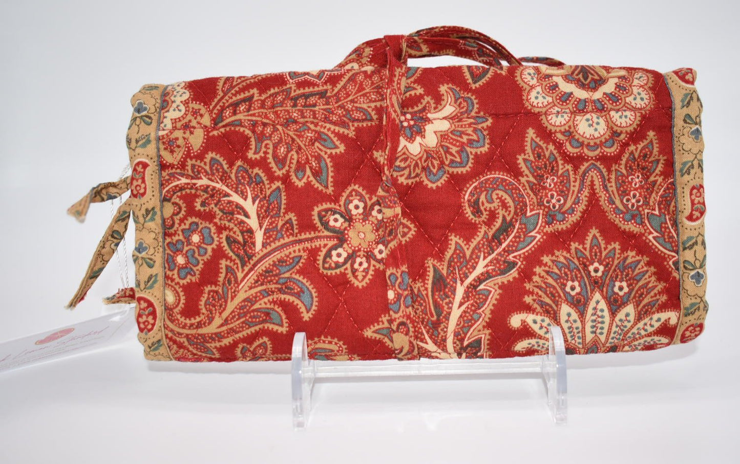 Vintage Vera Bradley Jewelry/Travel Case in "Windsor -1995" Pattern